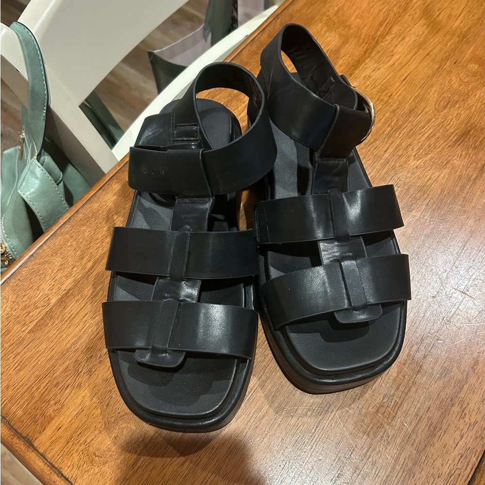 Torrid Black Strappy Sandals